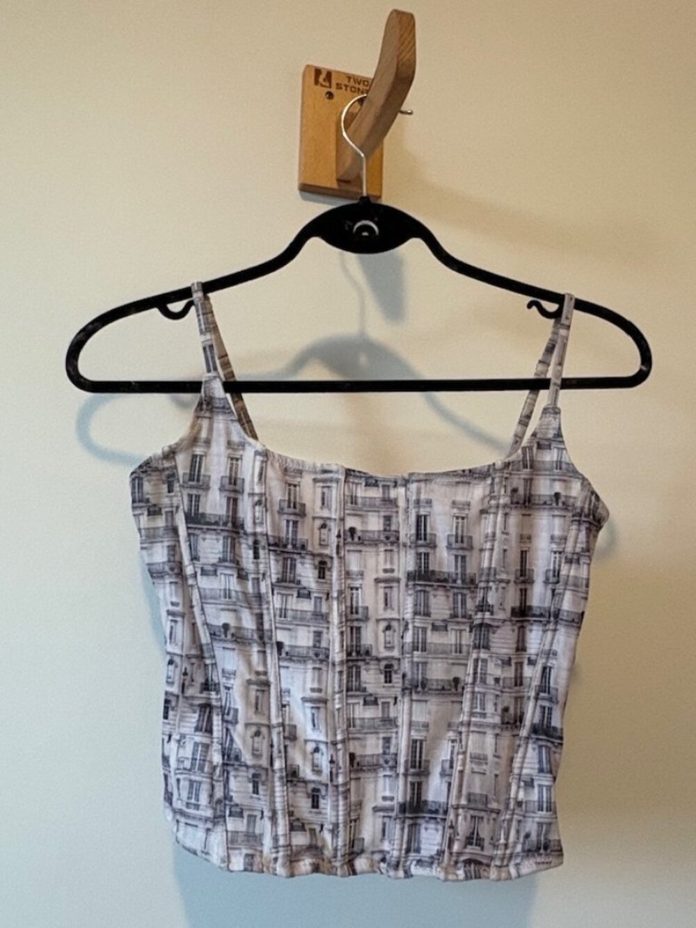 FRENCH PRINT corset tank